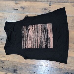 Banana Republic Black and Rose Gold Tank